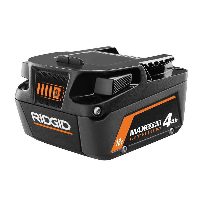 Sierra circular inalámbrica RIDGID 18V Brushless de 7-1/4 pulgadas con batería de salida máxima MAX de 4.0 Ah y cargador - R8657KN.