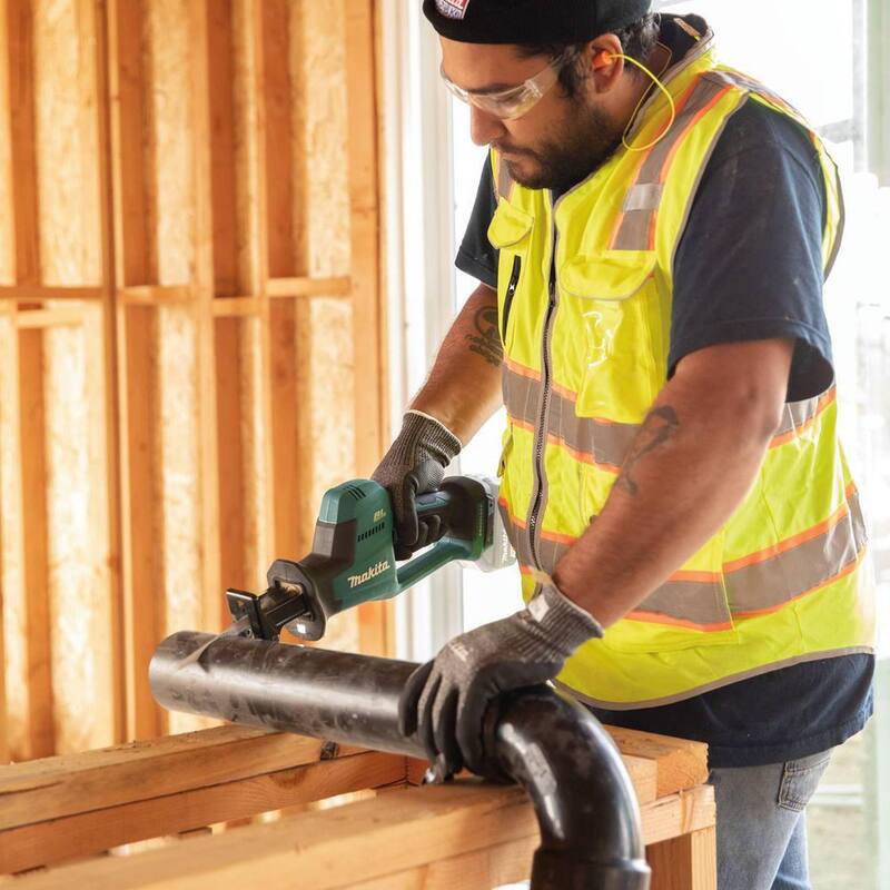 Sierra reciproca compacta inalámbrica sin escobillas de litio de 18V LXT de Makita (herramienta solamente) - XRJ08Z
