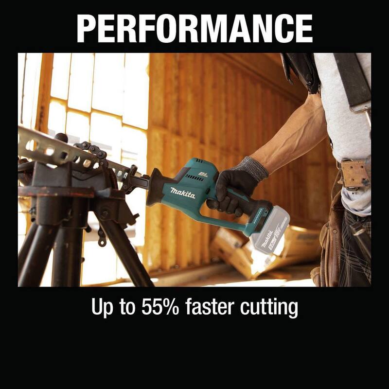 Sierra reciproca compacta inalámbrica sin escobillas de litio de 18V LXT de Makita (herramienta solamente) - XRJ08Z