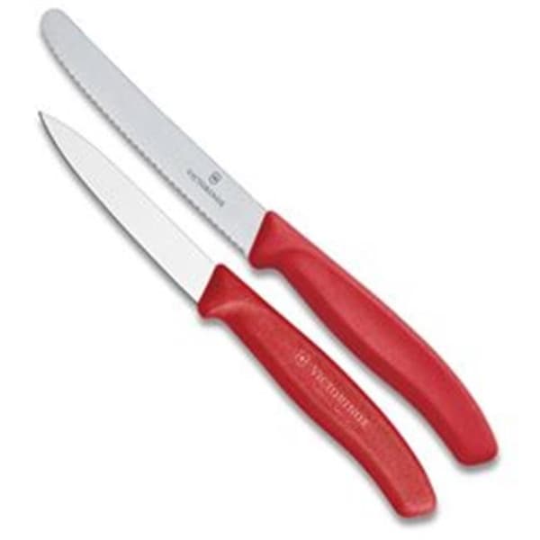 Victorinox Swiss Army Victorinox Swiss Army 246923 Utility & Paring Pillow Knife with Red Handle - 246923