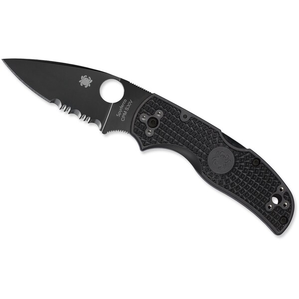 Spyderco 2024 Spyderco Native 5 Lightweight Black Black Blade Combo - SPY-C41PSBBK5