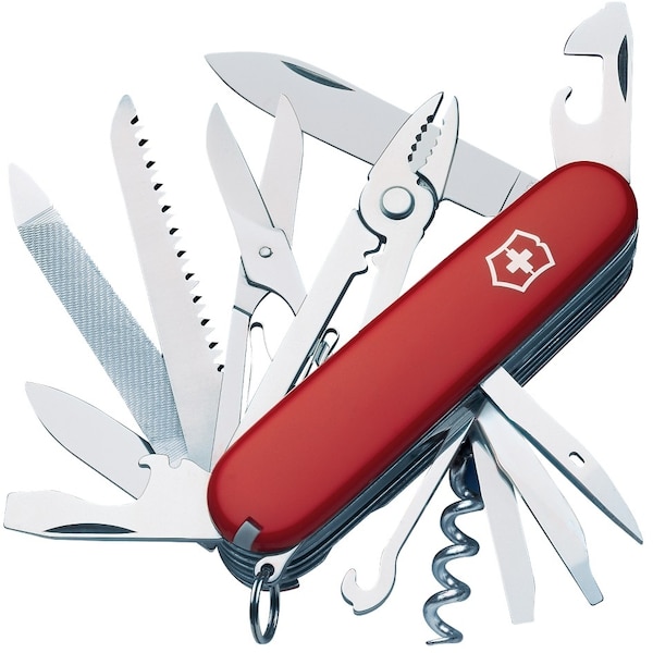 Swiss Army Brands 2024 Victorinox 53722 Handyman Red 91Mm - VIC-1.3773-X2