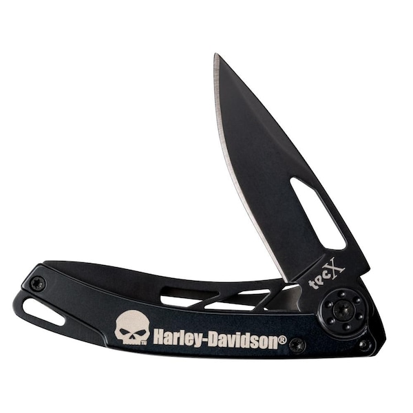 Case Cutlery 2023 Case Tec X Dinero T0063.25Mc Stainless Skeleton Black Hard Coat W/Pocket Clip - CAS-52213