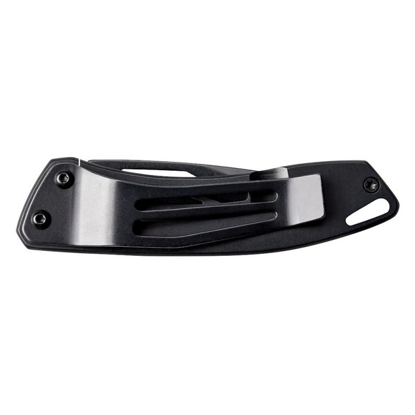 Case Cutlery 2023 Case Tec X Dinero T0063.25Mc Stainless Skeleton Black Hard Coat W/Pocket Clip - CAS-52213