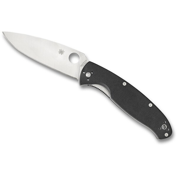 Spyderco 2024 Spyderco Resilience G-10 Black Plain - SPY-C142GP