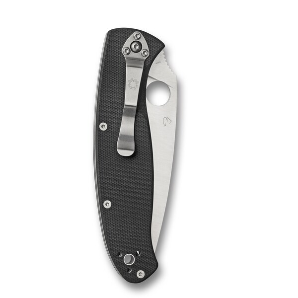 Spyderco 2024 Spyderco Resilience G-10 Black Plain - SPY-C142GP