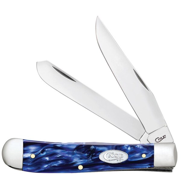 Case Cutlery 2023 Case Blue Pearl Kirinite Trapper 10254 Ss - CAS-23431