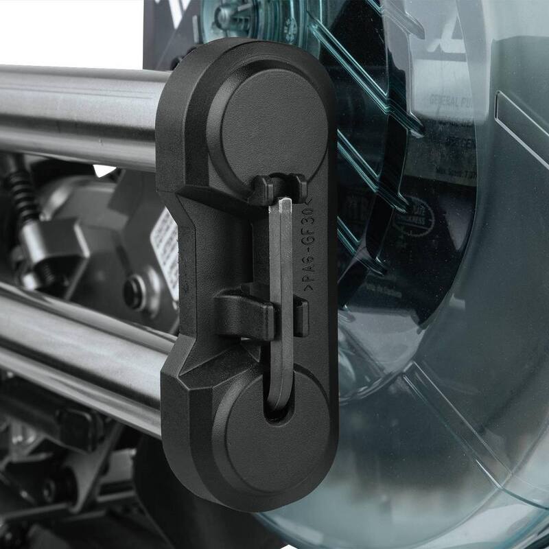 Sierra de inglete compuesta deslizante de bisel dual inalámbrica sin escobillas Makita 40V max XGT de 8-1/2 pulgadas, kit capaz de AWS (4.0Ah) - GSL02M1