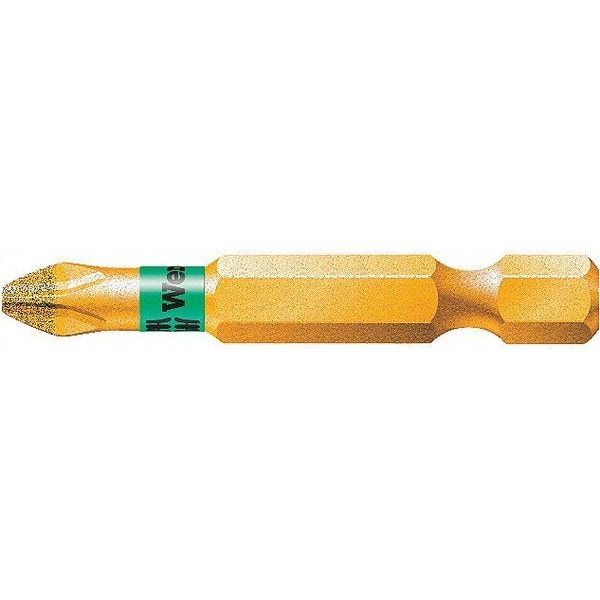 Wera Torsion Bit, SAE, 1/4", Hex, #1, 2", S2 Steel - 05059530001