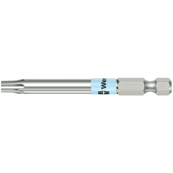 Wera Power Bit, SAE, 1/4", Hex, T20, 3-1/2", SS - 05071091001