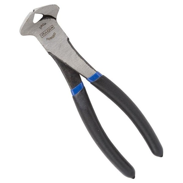 Vulcan Plier End Cutting Nippers 7 in, 0.9 mm Cutting Capacity, Drop forged steel Jaw, 7 in OAL - JL-NP019