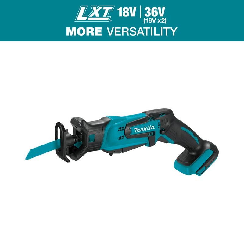 Sierra reciproca compacta inalámbrica de 18V LXT de iones de litio de velocidad variable y ligera con LED integrado (herramienta solamente) - XRJ01Z