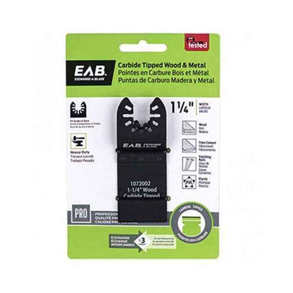 Eab Tool Usa 1.25 in. Wood & Metal Carb Blade - 257251