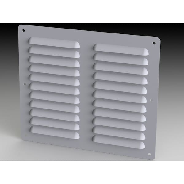 Saginaw Control & Engineering Louver Stand Kit, 8.18 in. H x 9-1/2 in. W x 0.43 in. L, Steel - SCE-AVK86