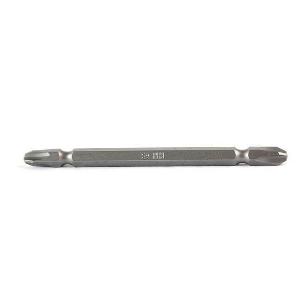 Superior Steel 3# Phillips Double End Screwdriver Bits - 4 Inch Long, PK 10 - SP403D-10PK