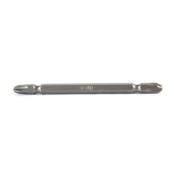 Superior Steel 3# Phillips Double End Screwdriver Bits - 4 Inch Long, PK 25 Pack - SP403D-25B
