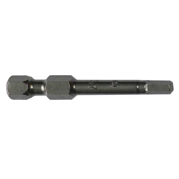 Apex Tool Group Power Bit, SAE, 1/4", Hex Power Drive, PK5 - AM-03-A-5PK