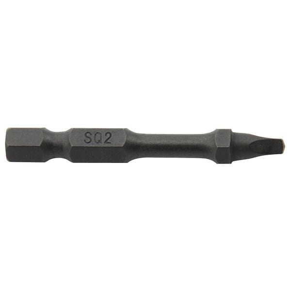 Westward Power Bit, SAE, 1/4", #2, 2", Steel, PK5 - 38RW02