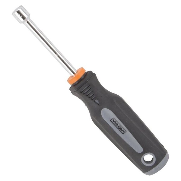 Vulcan Nut Driver, 7 mm Drive, 7 in OAL, Cushion-Grip Handle, Gray and Black Handle, 3 in L Shank - MC-SD39
