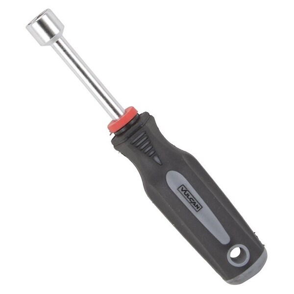 Vulcan Nut Driver, 1/2 in Drive, 7 in OAL, Cushion-Grip Handle, Gray and Black Handle, 3 in L Shank - MC-SD37