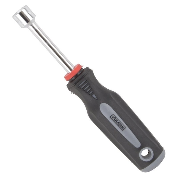Vulcan Nut Driver, 12 mm Drive, 7 in OAL, Cushion-Grip Handle, Gray and Black Handle, 3 in L Shank - MC-SD44