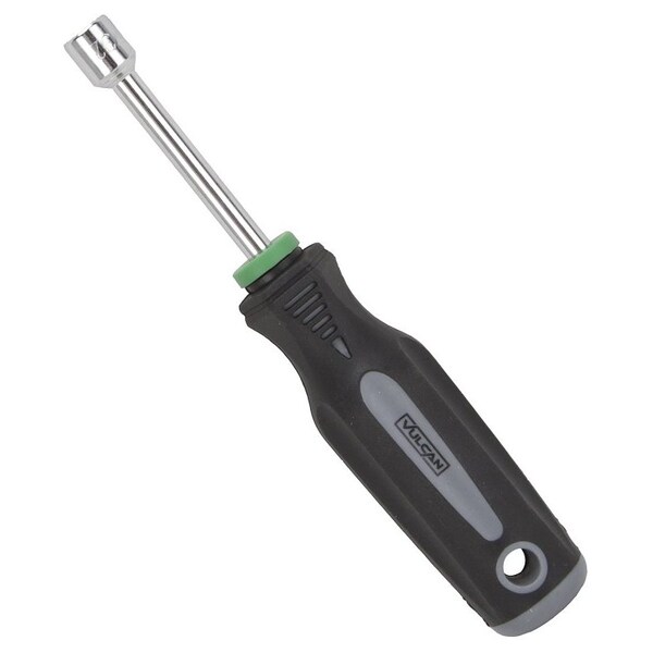 Vulcan Nut Driver, 11/32 in Drive, 7 in OAL, Cushion-Grip Handle, Gray and Black Handle, 3 in L Shank - MC-SD34