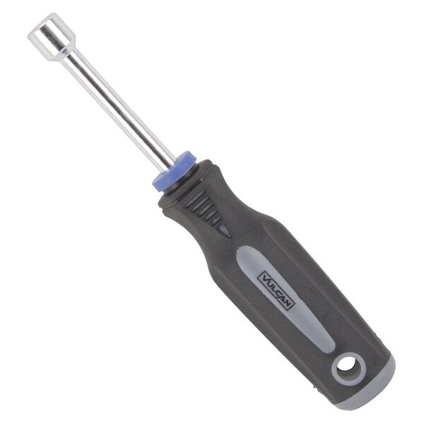 Vulcan Nut Driver, 3/8 in Drive, 7 in OAL, Cushion-Grip Handle, Gray and Black Handle, 3 in L Shank - MC-SD35