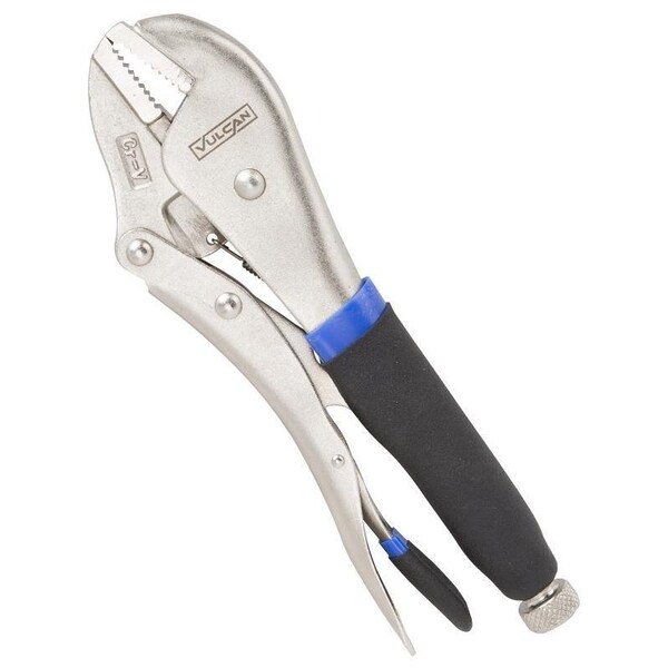 Vulcan Straight Jaw Lock Plier, 10 in OAL, Cushion-Grip Handle - JL-NP023