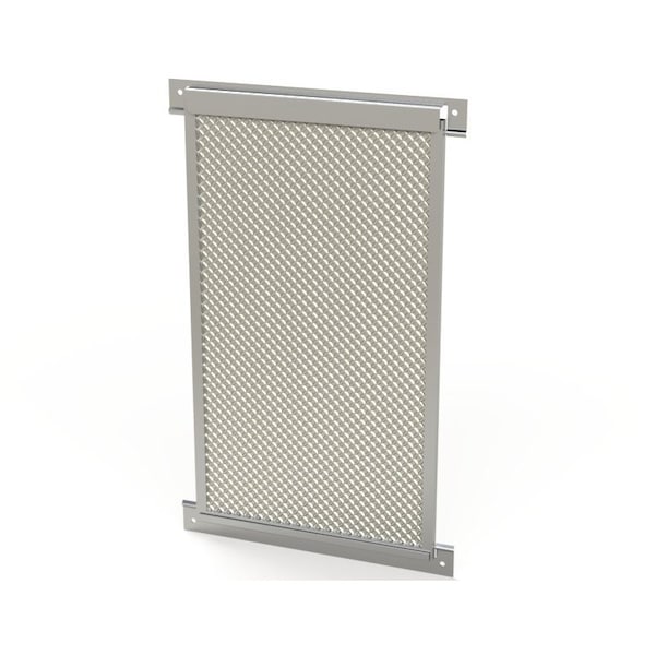 Saginaw Control & Engineering Filter, 14.14 in. H x 8-1/4 in. W x 1/2 in. L, Aluminum - SCE-FLT812