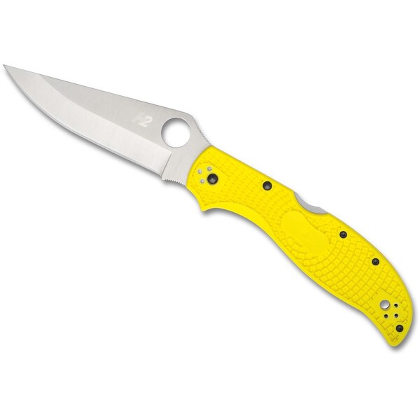 Spyderco 2024 Spyderco Reveal 14, Stretch 2 Xl Salt Yellow Lightweight, Serrated Edge - SPY-C258SYL
