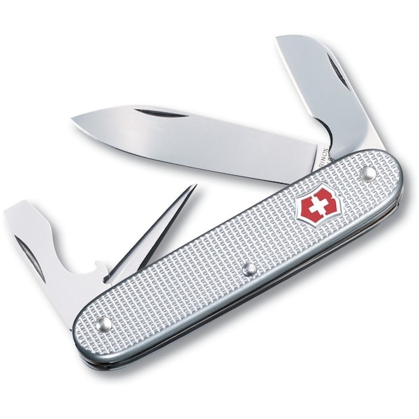 Swiss Army Brands 2024 Victorinox 53781 Electrician Silver Alox, Ribbed 93Mm - VIC-0.8120.26-033-X1