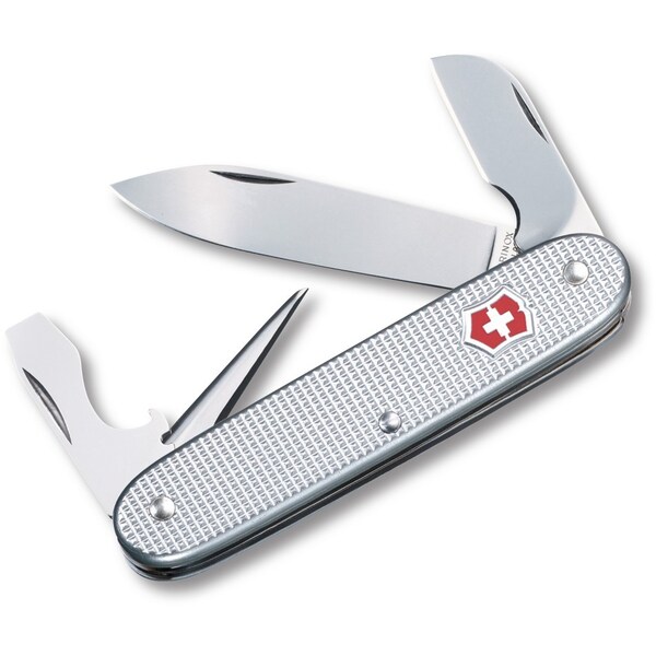Swiss Army Brands 2024 Victorinox 53781 Electrician Silver Alox, Ribbed 93Mm - VIC-0.8120.26-033-X1