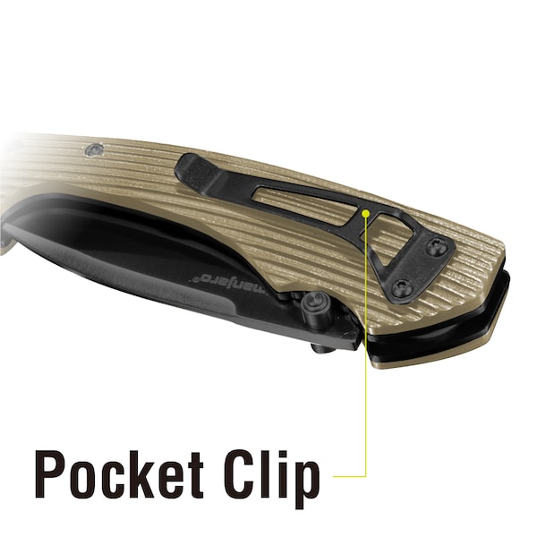 Kilimanjaro Folding Knife - Firma - Black Finish - 910015
