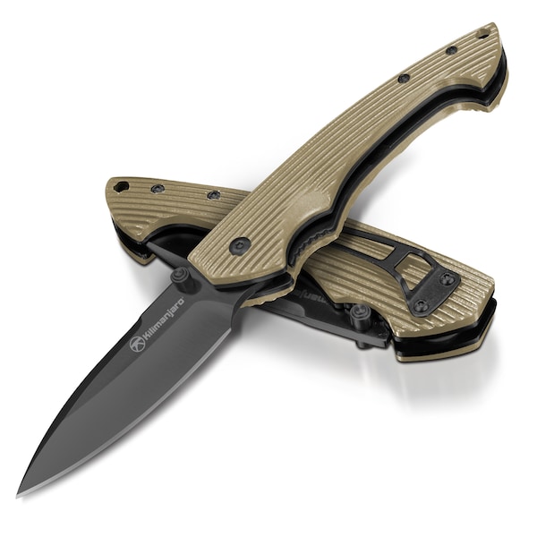 Kilimanjaro Folding Knife - Firma - Black Finish - 910015