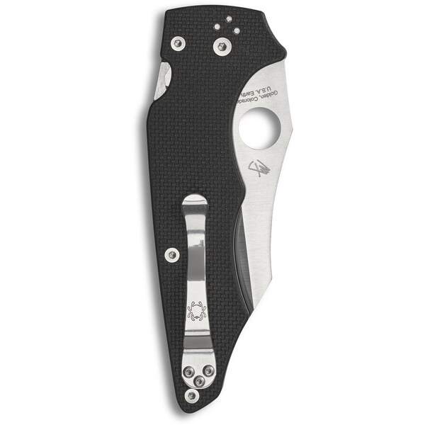 Spyderco 2024 Spyderco, Reveal V5, Yojumbo, Coarse Black G-10 Handles - SPY-C253GP