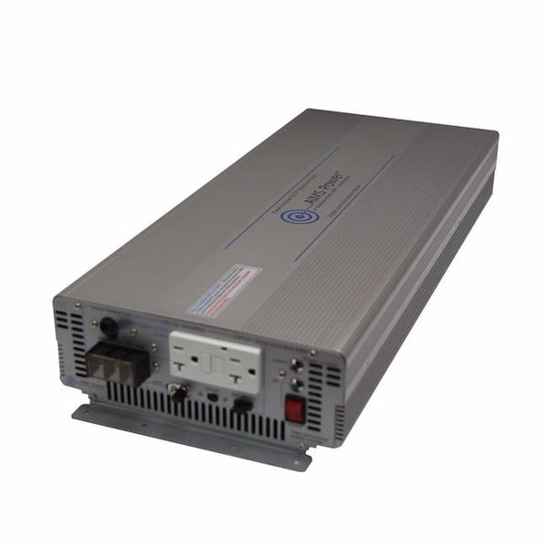 Aims Power Power Inverter, Pure Sine Wave, 6,000 W Peak, 3,000 W Continuous, 3 Outlets - PWRI300012120SUL
