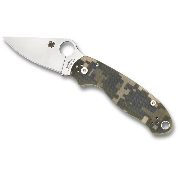 Spyderco 2024 Spyderco Para 3 G-10 Camo Plain - SPY-C223GPCMO