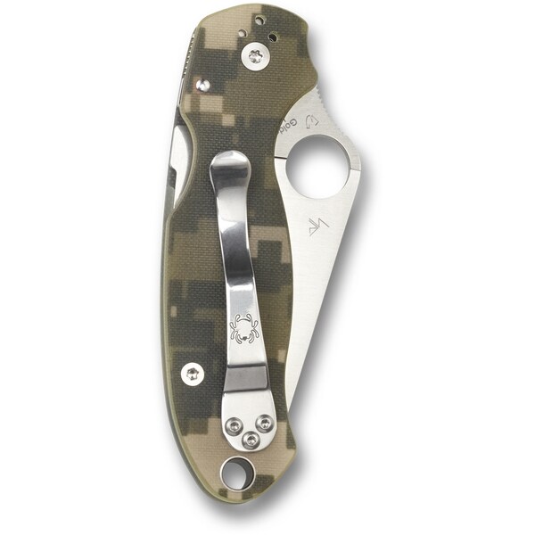 Spyderco 2024 Spyderco Para 3 G-10 Camo Plain - SPY-C223GPCMO