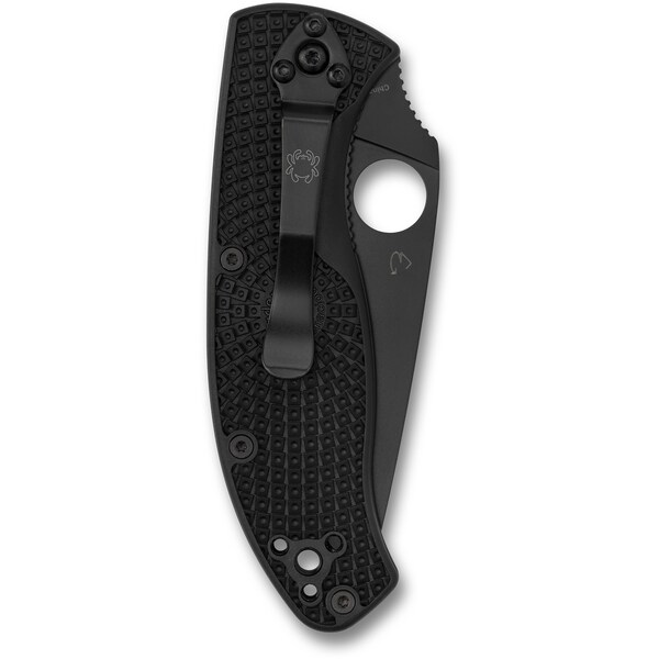 Spyderco 2024 Spyderco, Reveal V4, Tenacious, Black Frn, Black Blade, Combo Edge - SPY-C122PSBBK
