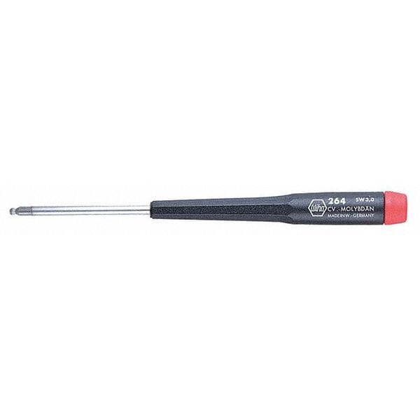 Wiha 2.5Mm X 60Mm Metric Hex Ball End Precisi Hex 2.5mm - 26425