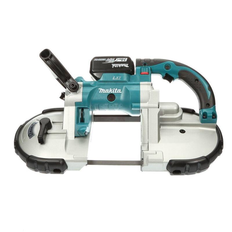 Sierra de cinta portátil Makita 18V LXT de iones de litio inalámbrica (sólo herramienta) - XBP02Z