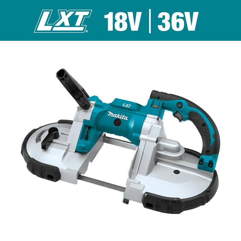 Sierra de cinta portátil Makita 18V LXT de iones de litio inalámbrica (sólo herramienta) - XBP02Z