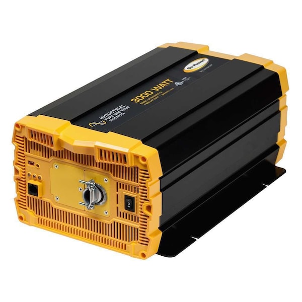 Go Power! Power Inverter, Pure Sine Wave, 6,000 W Peak, 3,000 W Continuous - 78157