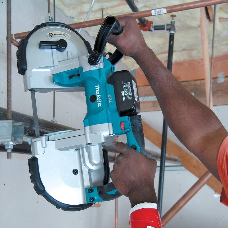 Sierra de cinta portátil Makita 18V LXT de iones de litio inalámbrica (sólo herramienta) - XBP02Z
