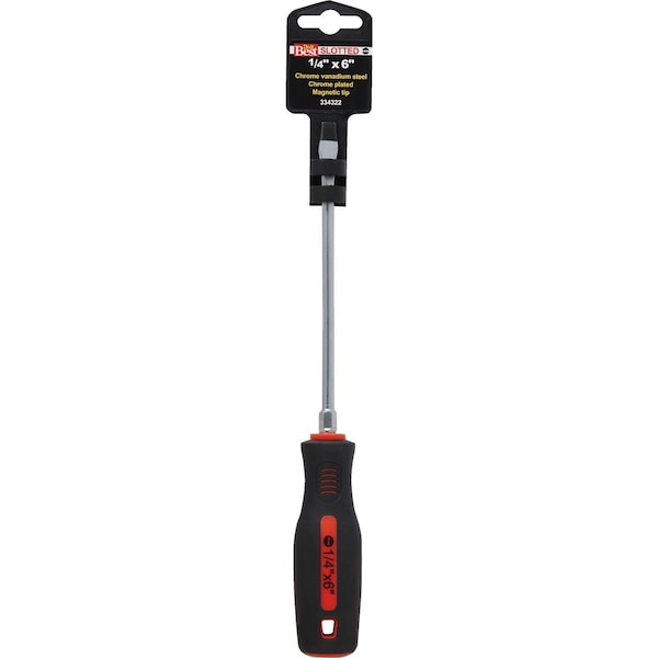 All-Source 1/4 In. x 6 In. Slotted Screwdriver - 334322