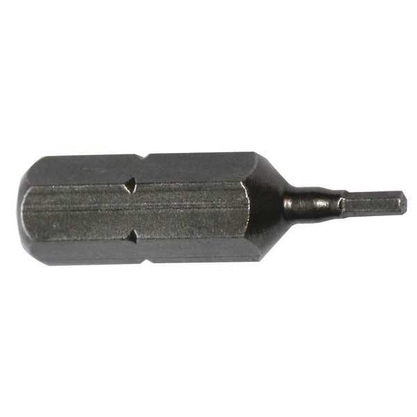 Apex Tool Group Torsion Bit, Metric, 1/4", Hex, 4mm, PK5 - 185-4MM-5PK