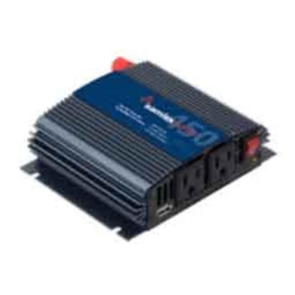 All Power Supply Power Inverter, Modified Sine Wave, 900 W Peak, 450 W Continuous, 2 Outlets - SAM-450-12