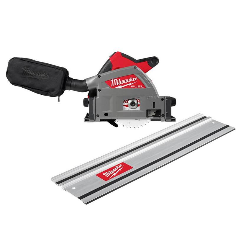 Milwaukee M18 FUEL 18V Sierra Circular Inalámbrica de Litio-Ion sin Escobillas de 6-1/2 pulgadas con Guía de Riel de 31 pulgadas - 2831-20-48-08-0570