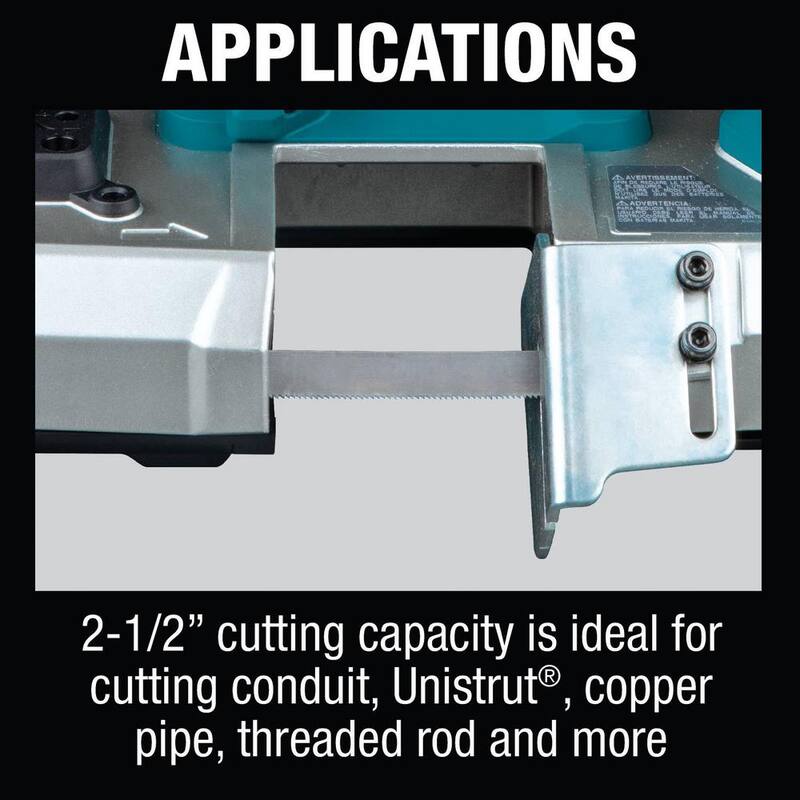 Sierra de banda compacta inalámbrica Makita 18V LXT de iones de litio - Solo - XBP03Z