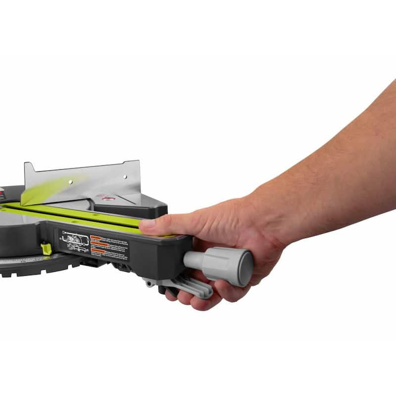RYOBI ONE+ 18V Sierra ingleteadora compuesta deslizante inalámbrica de 7-1/4 pulgadas (herramienta solamente) con una cuchilla extra de 7-1/4 pulgadas (1 pieza) - PBT01B-A067101.